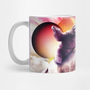 Sloth Riding Unicorn in a Magical Universe Mug